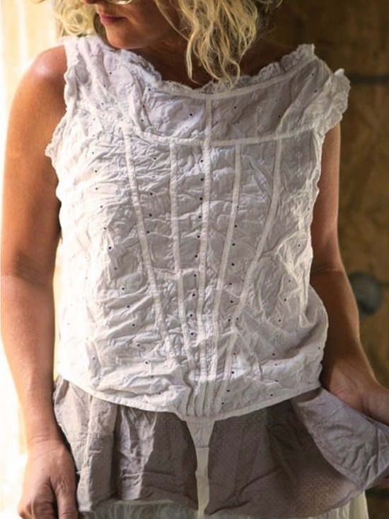Magnolia Pearl Tops - ♥️ Magnolia Pearl Eyelet Dasha Corset Top